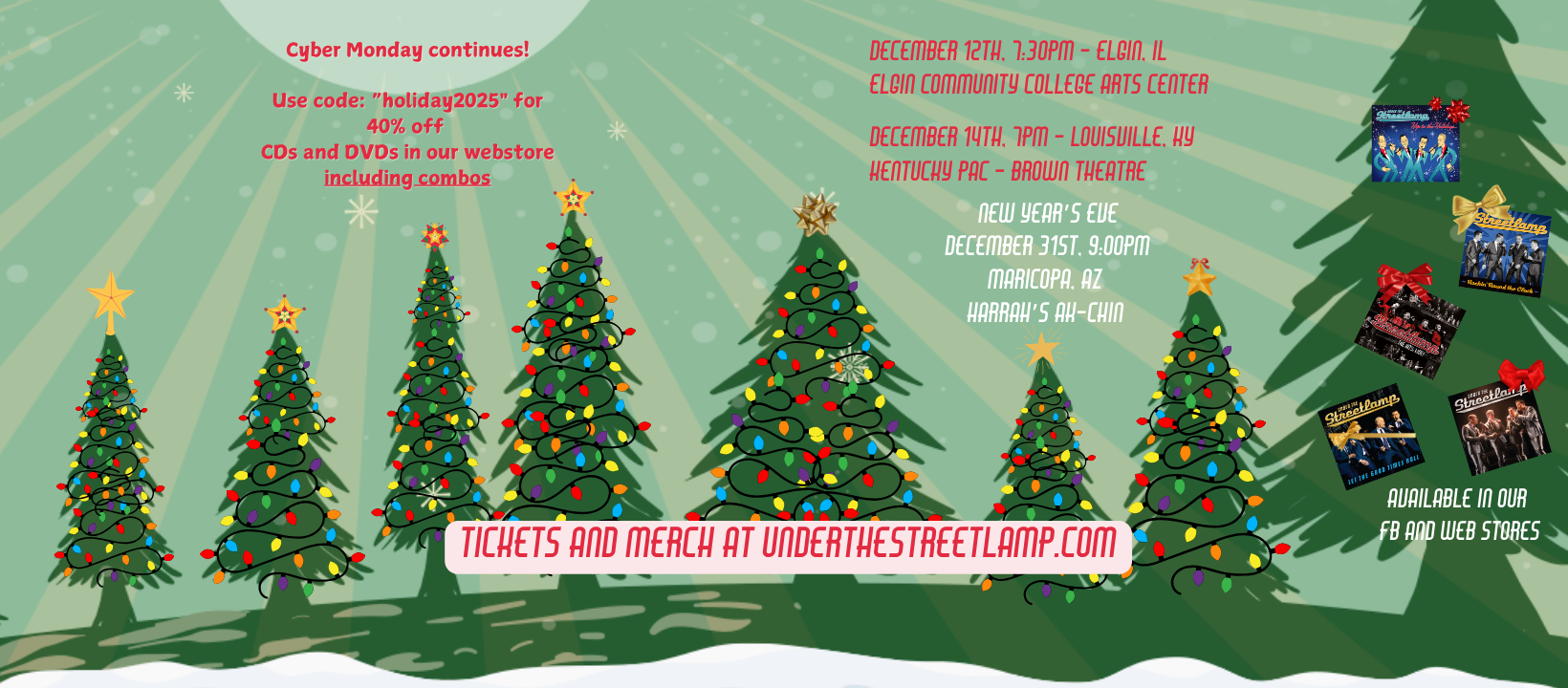 Under The Streetlamp Tour Poster 2026